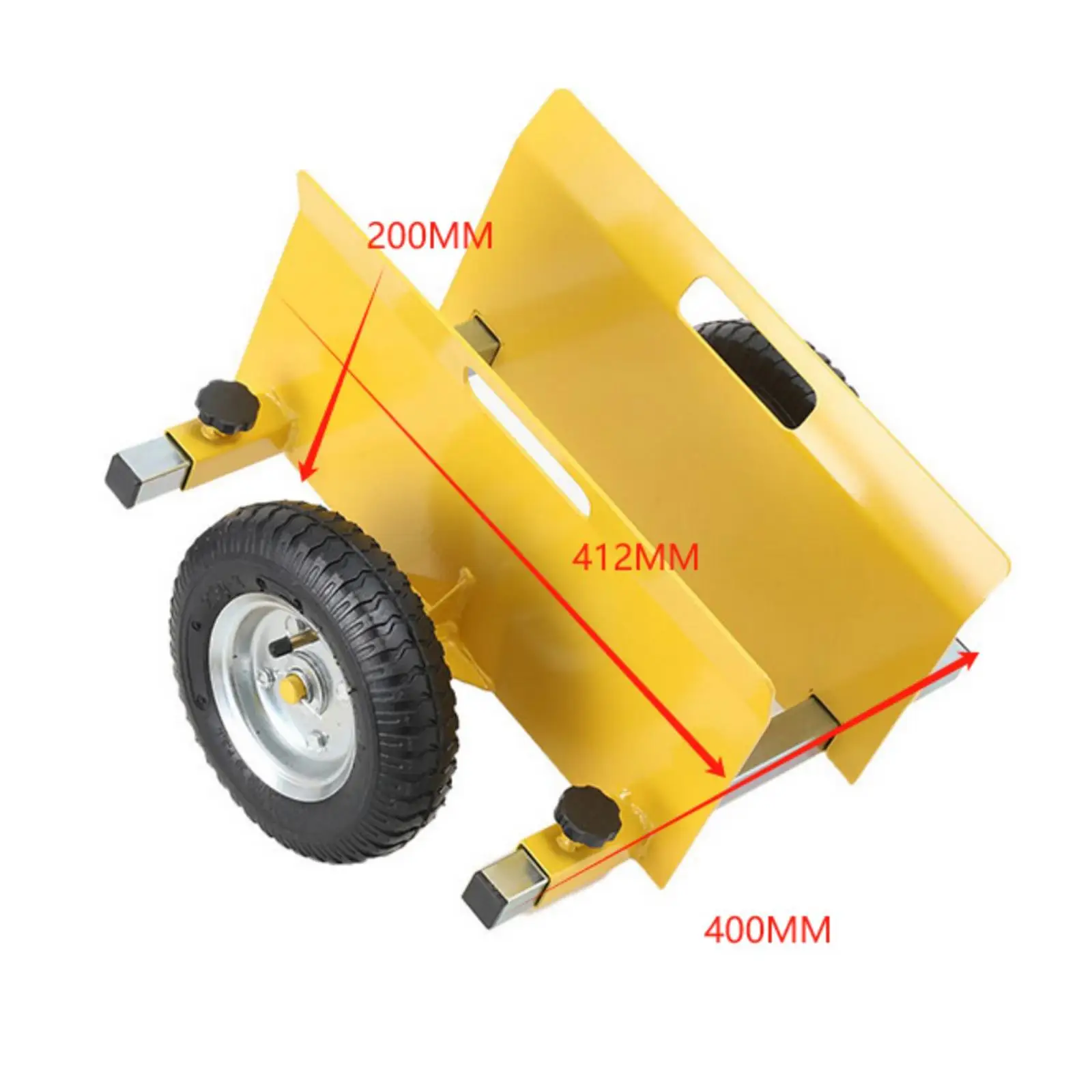 Panel Dolly Drywall Mover for Fences Wooden Doors Drywall Sheet Material Handling Transporting Sturdy Practical Mute Mobility