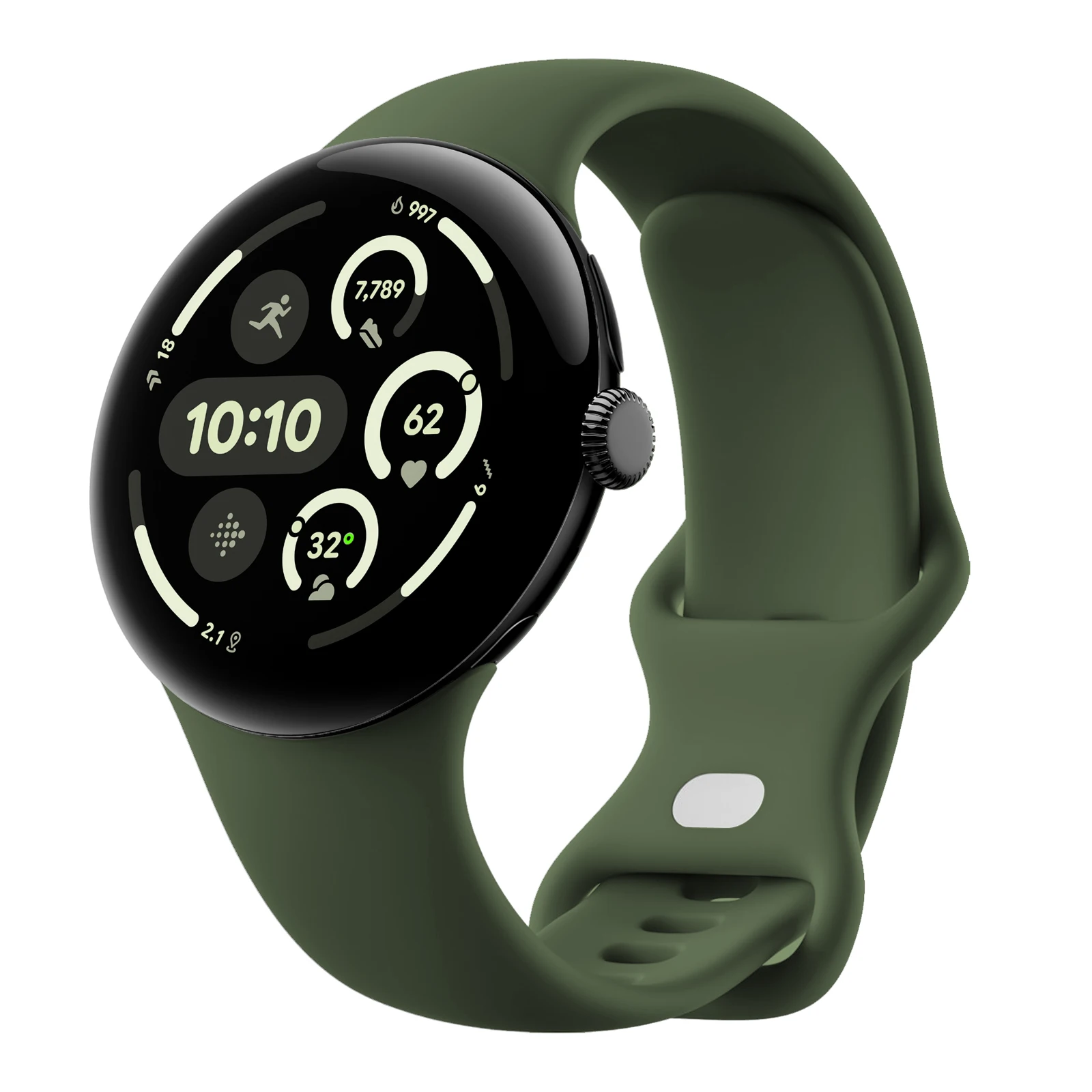 Sport Silicone Strap for Smartwatch - 45mm Wristband Accessory Bracelet
