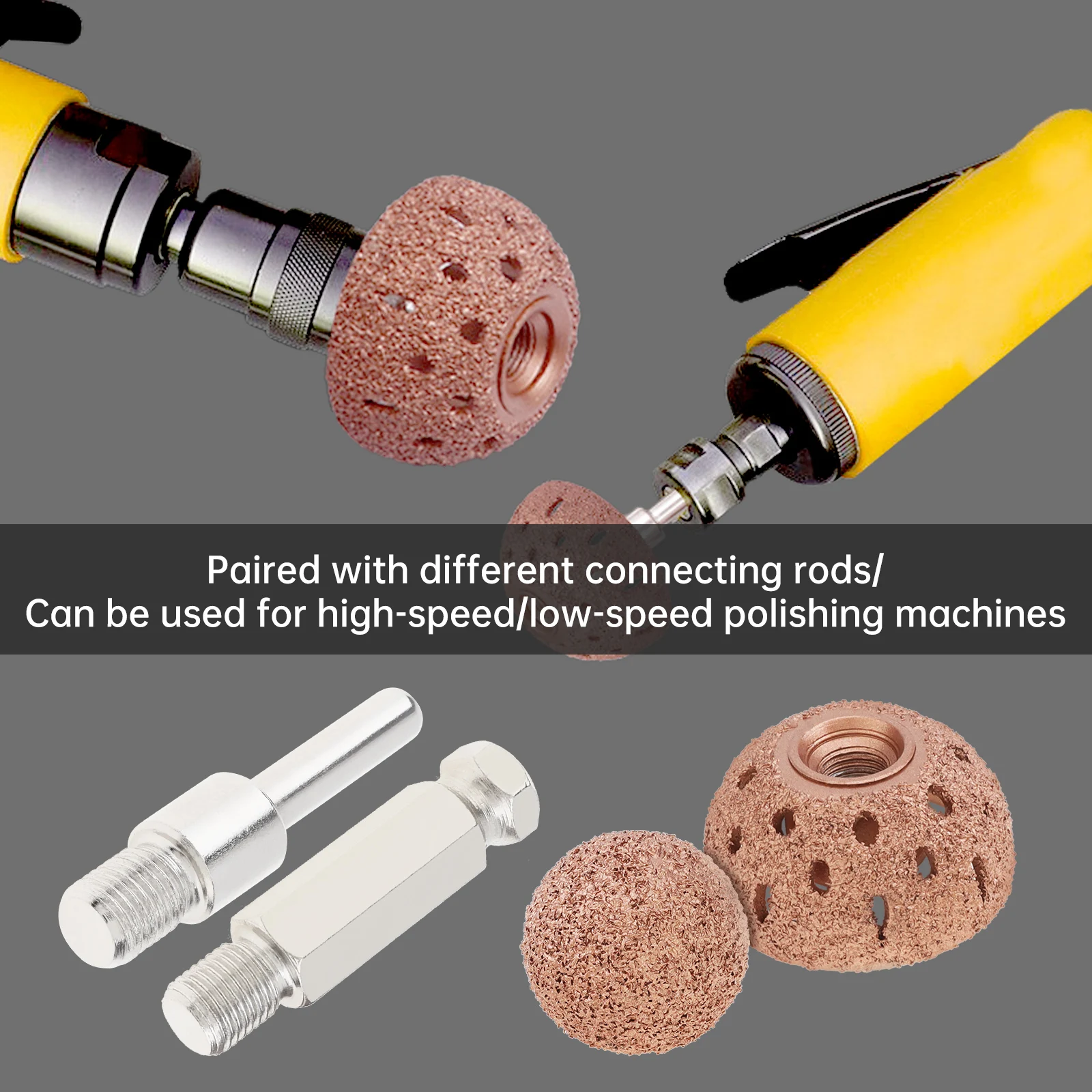 1 Set 40mm Polishing Head Sphericity TungstenSteel Polishing Wheel Tire Repair Tools For Automobile Tire,tire repair kit