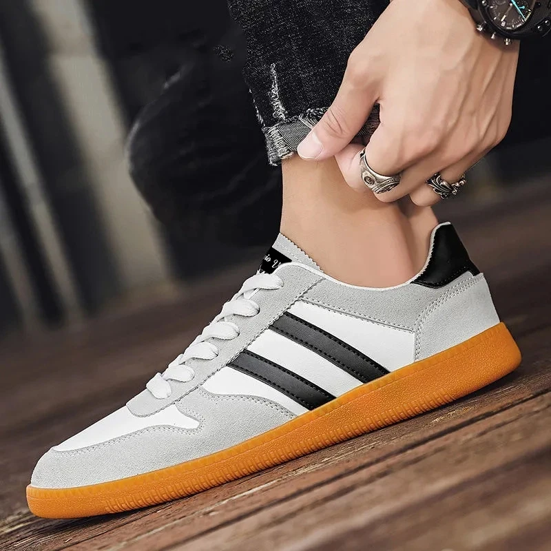 Men's Sneakers Trendy Spring Breathable Fashionable Board Shoes Thick Bottom Versatile Soft Bottom Casual Sneakers - 4