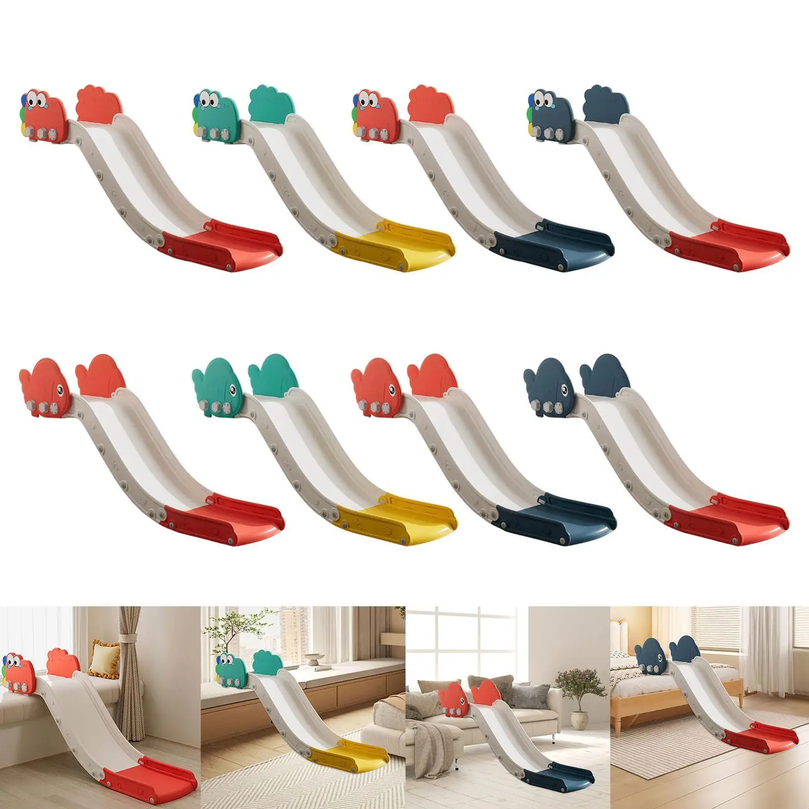 Kids Slide for Toddlers Playground Outdoor Climber Playset Toddler Slide Indoor Slide Slide for Toddlers Age 1-3 for Boys Girls