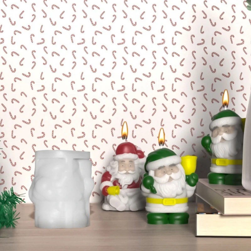 

Рождественские ароматические свечи, смола, гипсовая форма для орнамента, DIY ароматерийная штукатурка