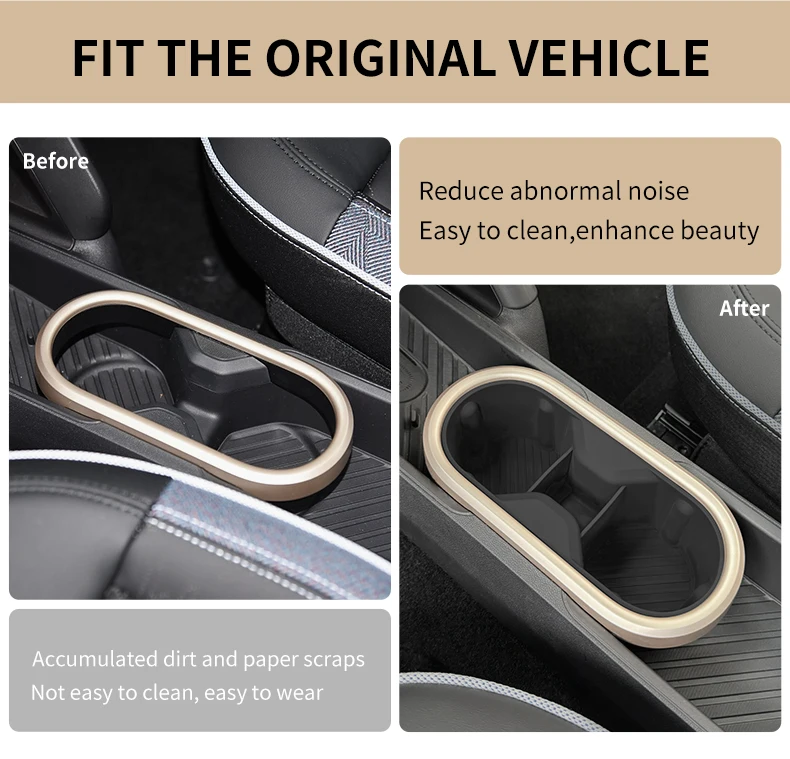 Auto Wasser Tasse Halter Für Mini Cooper E/SE J01 EV Aceman J05 Center Konsole Silikon Organizer Einsatz Lagerung box Auto Zubehör – Detail 5