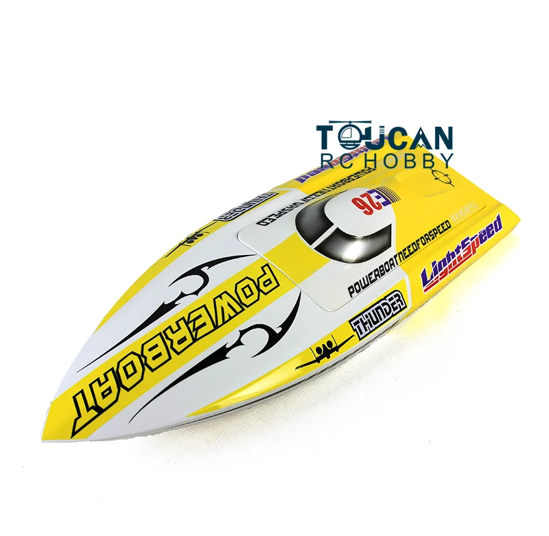 DT E26 Prepainted Electric Racing Boat Radio Control High-speed Boat KIT Hull for Advanced Player Toys Gifts Model TH02632-SMT7 4