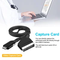 SCART to USB2.0 Video Capture Card USB 2.0 SCART Video Audio Capture Card Easy Cap DVD DVR VHS Converter Adapter Card TV Video - Image 5