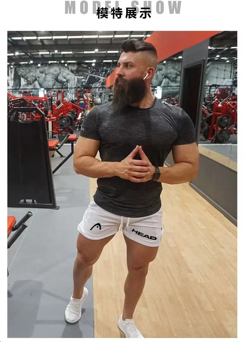Men's Shorts Gym Summer Fitness Shorts Gyms Short Pants Run Sportswear Running Shorts Men Sports Jogging 5