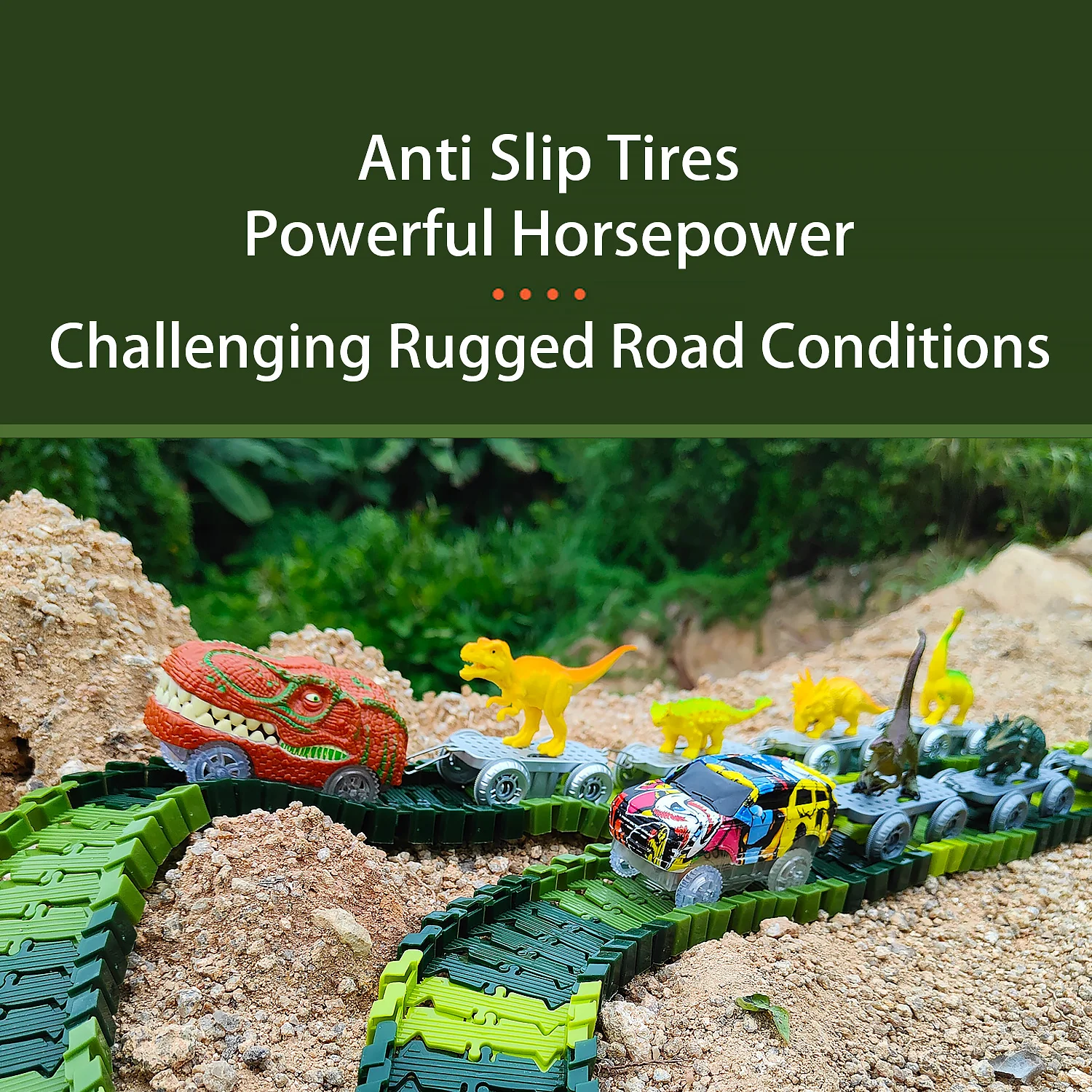 Dinosaur Train Toys Create A Dinosaur World Road Race-Flexible