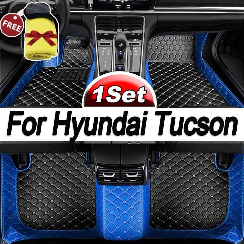 

Car Floor Mats For Hyundai Tucson 2018 2017 2016 2015 Auto Interior Accessories Carpets Styling Custom Waterproof Parts Covers