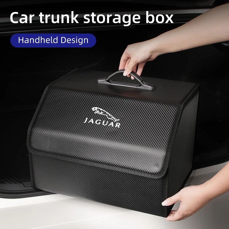 Car Storage Bag Car Trunk Organizer Trunk Organizer Trunk Storage Holder Car Interior Organizer Car Trunk Storage Box Organizer Stowing Tidying Container Bag For Jaguar XF XJ XE S-Type F-Type X-Type F-Pace I-Pace E-Pace XFR