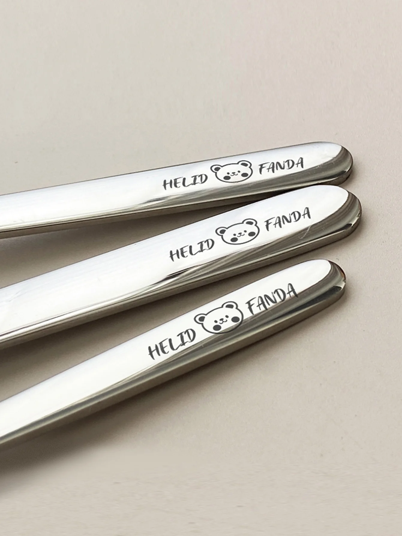 Stainless Steel Soup Spoon For Children Home Long Handle Tea Coffee Spoon Kitchen Tableware
