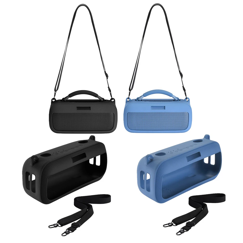 ZOPRORE – Housse En Silicone Souple Pour Haut-parleur Portable Bose SoundLink Flex Bluetooth Avec Bandoulière Et Mousqueton