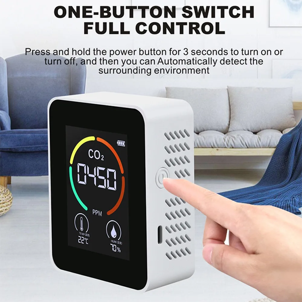 

Quality Analysis Greenhouse CO2 Meter Air Quality Detector Gas Monitor Carbon Dioxide Detector Quality Tester