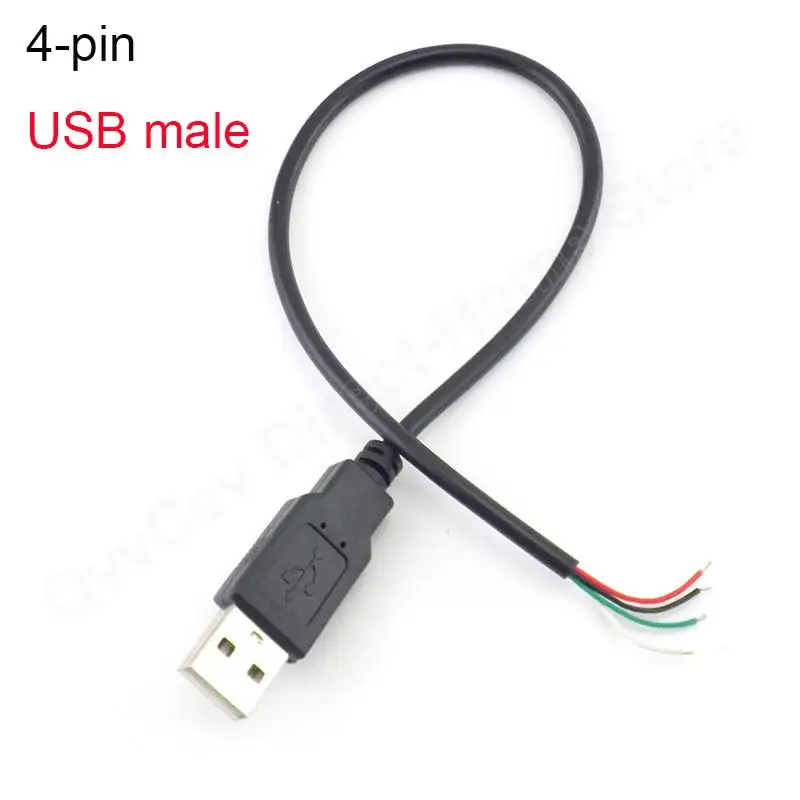 4 Pin Connector Usb Female, Usb Connector 2 Wires
