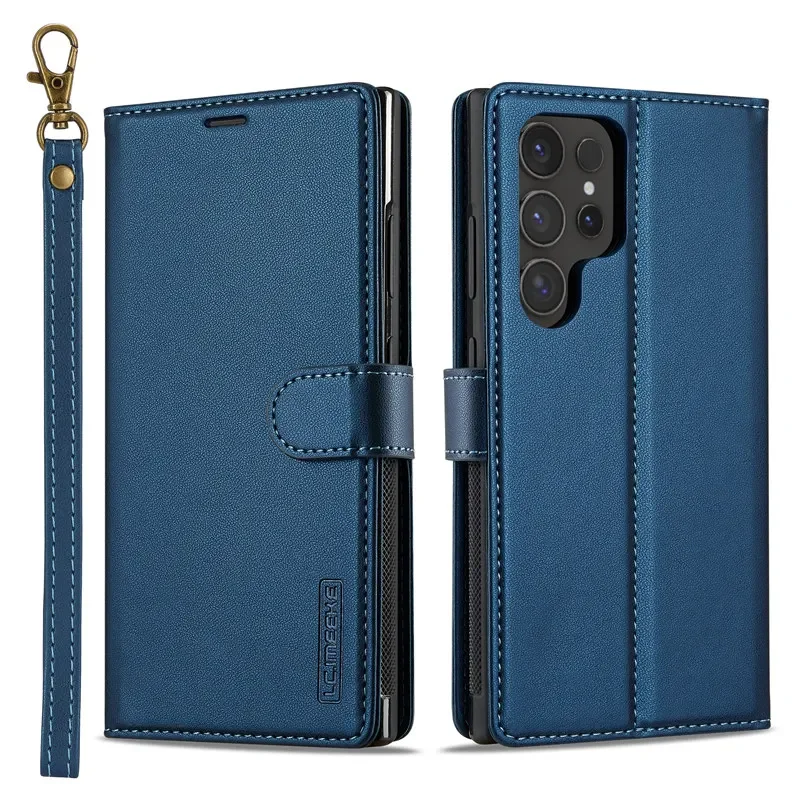 Premium Magnetic Flip Leather Phone Case with Wallet Card Holder