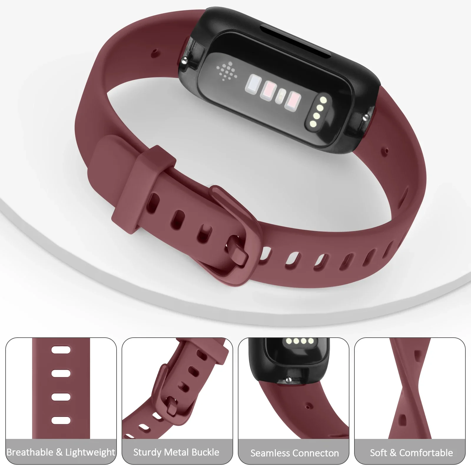 Adjustable Silicone TPU Sport Wristband Replacement