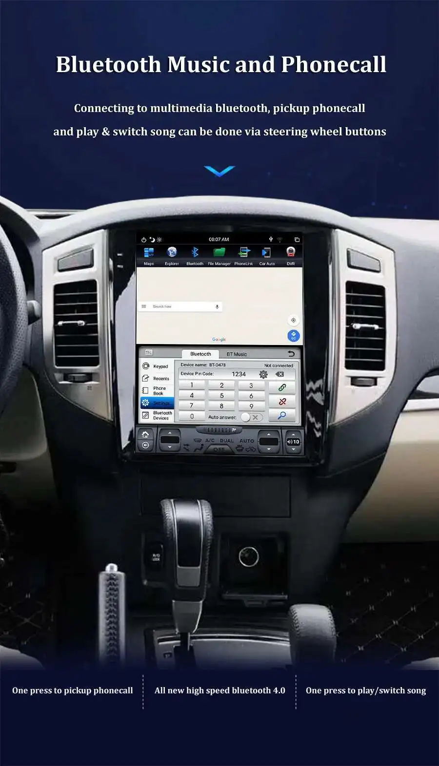 Tesla Android 13 For Cadillac Escalade 2007-2014 Car Radio Multimedia Autoradio