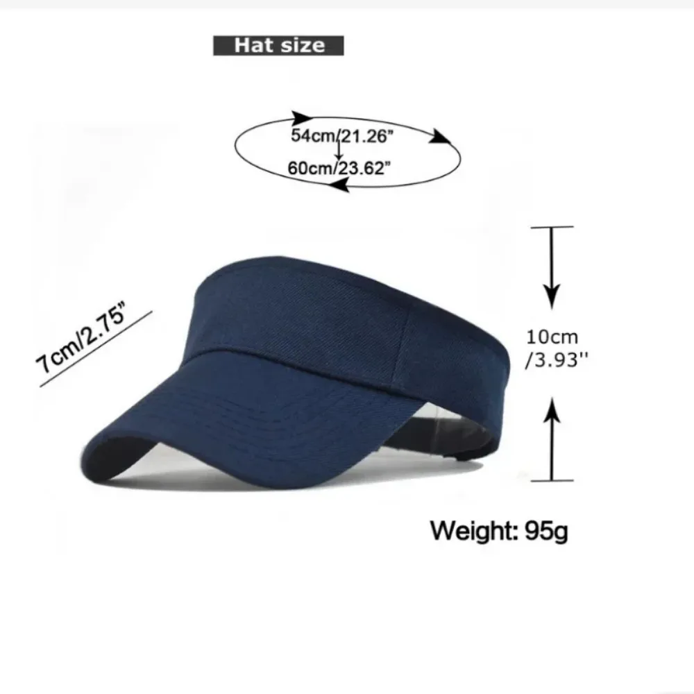 Outdoor Sport Empty Top Hat Women Men Summer Breathable Baseball Cap Running Tennis Sun Hats Adjustable Visor UV Protection Caps