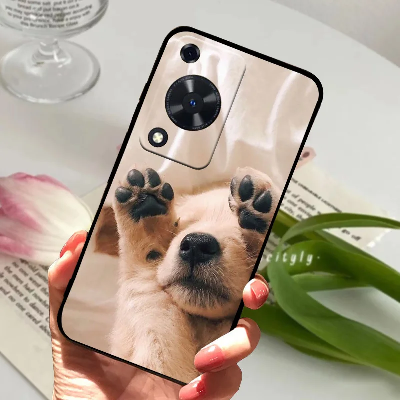 Cool Wolf Lion Silicone Back Cover - Soft Shockproof Shell