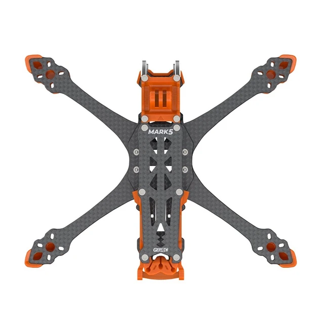 GEPRC MARK5 225mm 5 Inch 6S Wide X Frame Compatible with DJI O4 Pro Air Unit for FPV Racing Drones 2