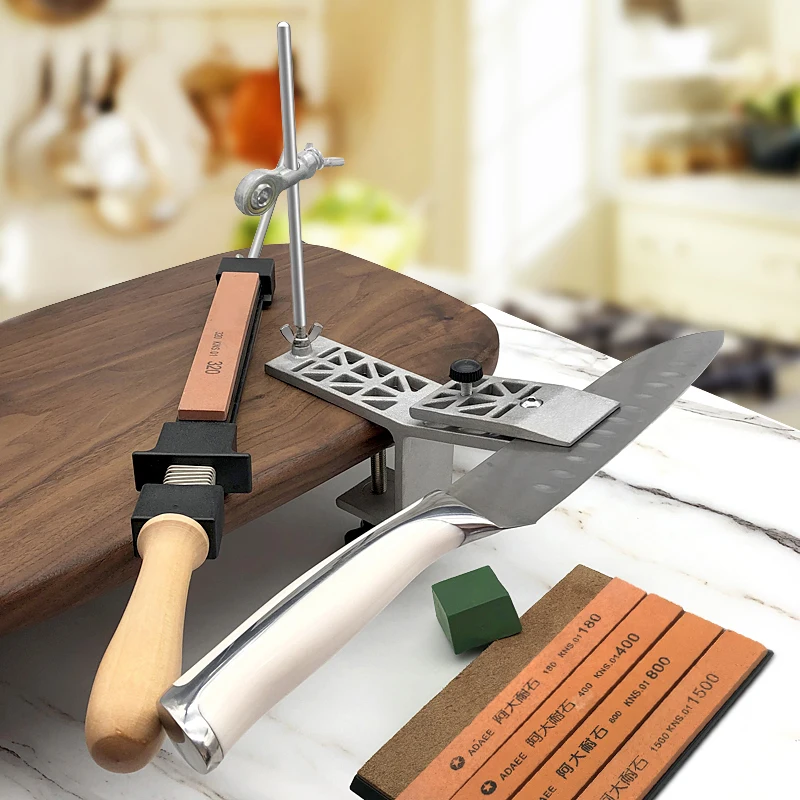Knife Sharpening Stone Fixed Knife Sharpener Professional Sharpening Stone Grinding system Kitchen Sharpeners Diamond Grit60-12000# Polishing Whetstone