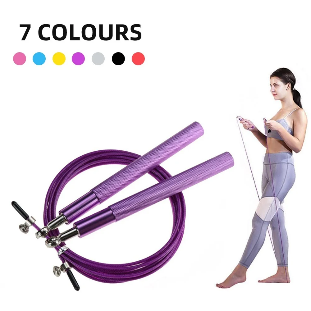 Jump Rope Crossfit Speed Skipping For MMA Boxing Fitness Workout Training 1PCS