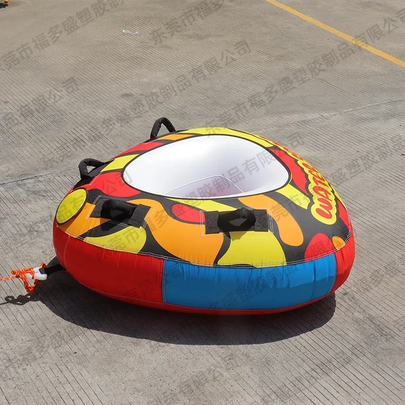 Spot water single towable tube inflatable drag boat water ski triangle speedboat drag ring sled(Products)
