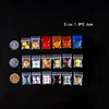 2.5x3cm Super Mini Thick Transparent Zipper Lock Bag Cute Cartoon Clear Plastic Bag Jewelry Pills Button Storage Loading Bag 3