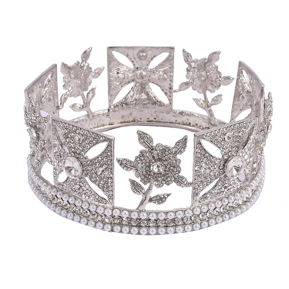 The Queen of England Bridal Crowns Bride Jewelry Tiaras Wedding Party Hair Accessor