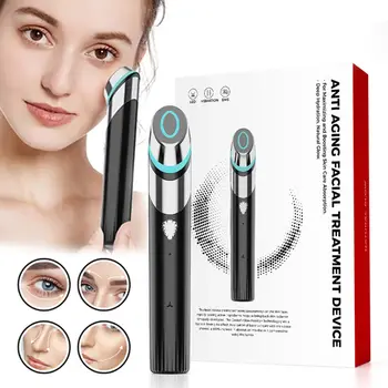 Facial Glow Boost Skin Care Device – 4-in-1 LED, EMS & Vibration Facial Toning Wand