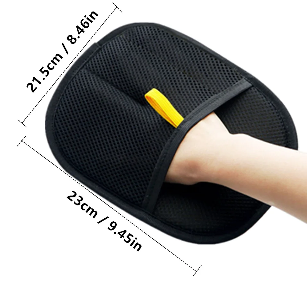Pet Static Hair Removal Gloves Pet Hair Removal Gloves Dual Brush Static-Free Cat Cleaning Tool Efficient Stripping M