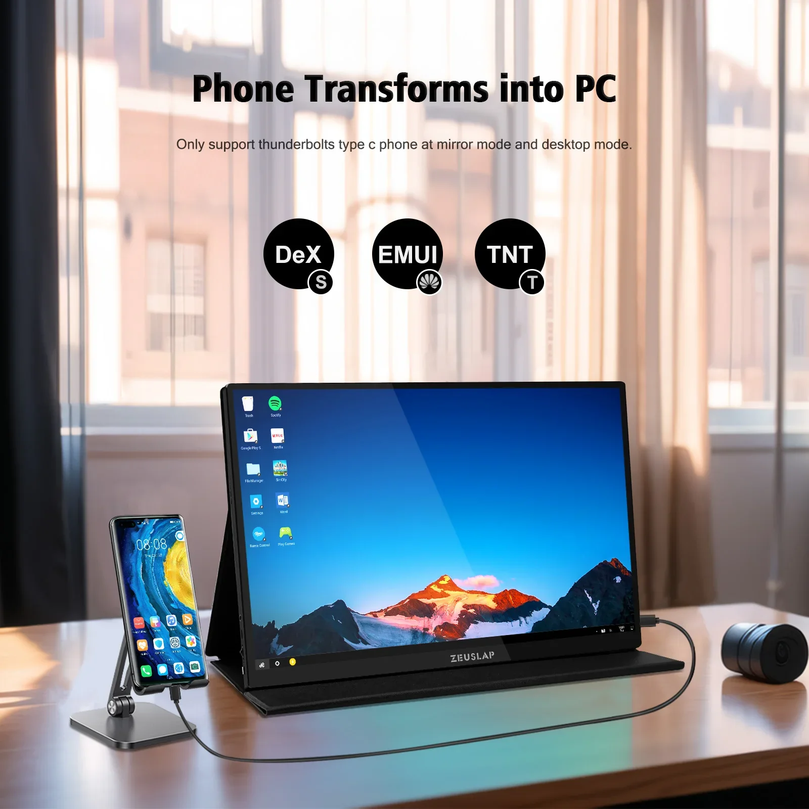 16-Inch Portable Monitor With USB C Portable Display For Laptop New Manufacturer Product
