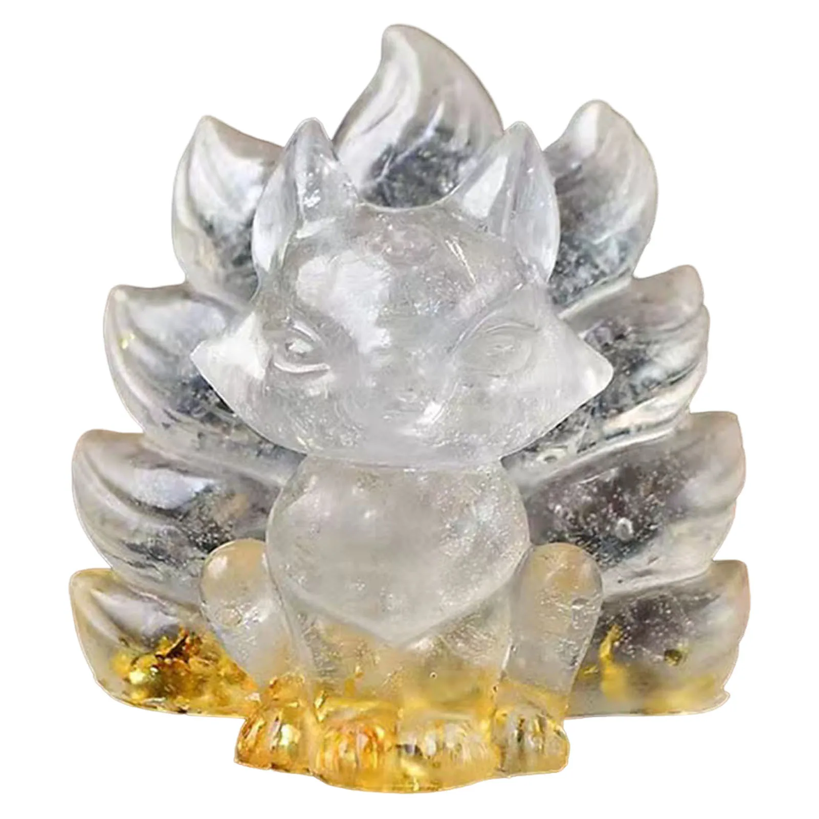 

Resin Nine Tailed Display Resin -Shape Home Decor for Home Office Shop Decoration