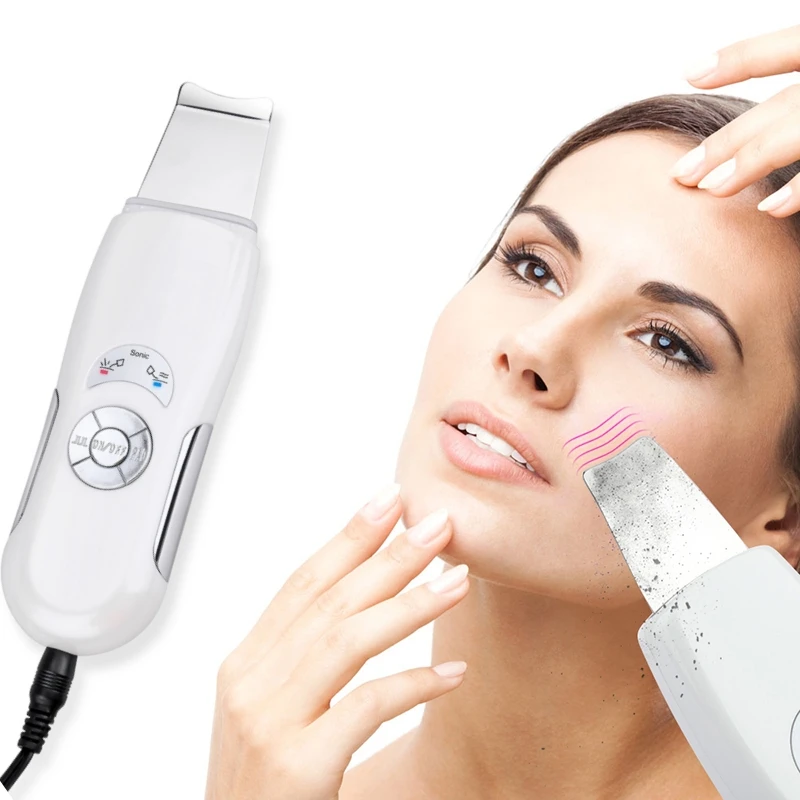 

5pcs/Set Ultrasonic Skin Scrubber Deep Clean Blackhead Remover Face Lifting Machine Tightening Anti Wrinkles Skin Care Device