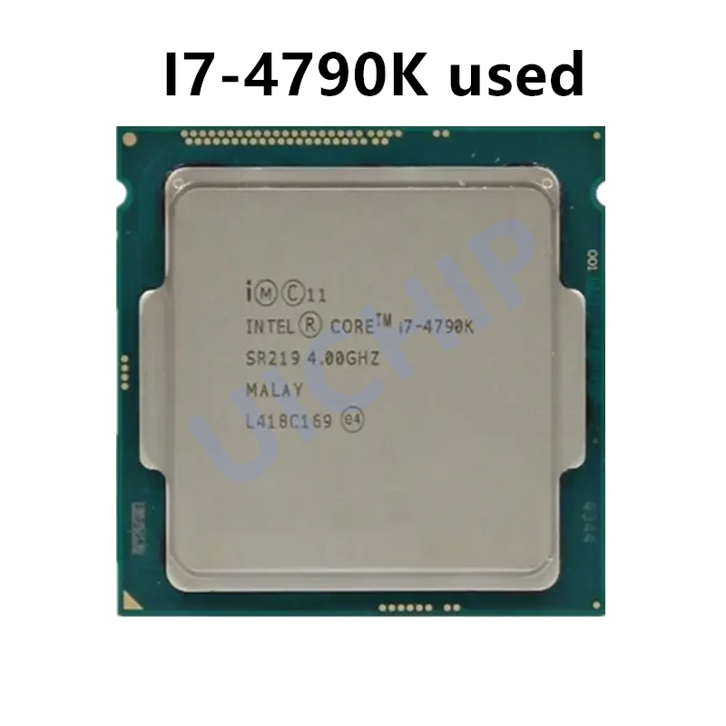 

100% Original Intel Core i7-4790K i7 4790K 4.0 GHz Used Quad-Core Eight-Thread CPU Processor 88W 8M LGA 1150