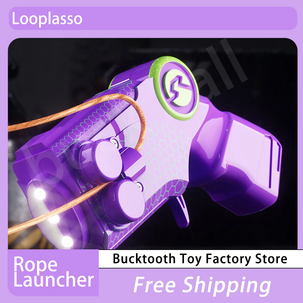 Looplasso Rope Launcher Propeller Rope String Controller Handheld Loop Lasso Shooter Thruster