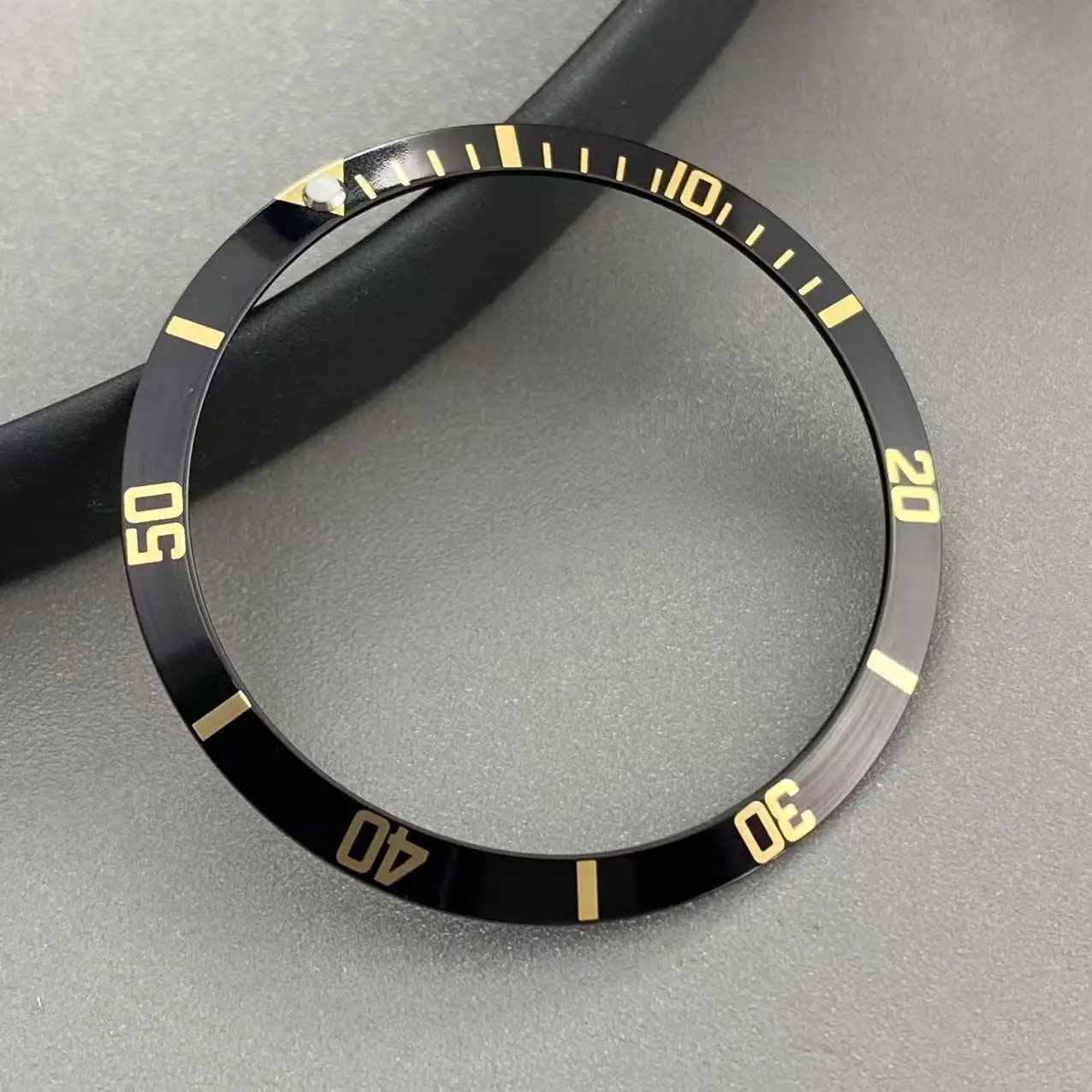 Vintage 36.5mm Aluminum Bezel Insert for 40mm Men's Watch Cases