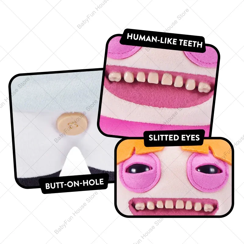 Original Fuggler Ugly Teeth Monster Plüschtiere Fugglers Die Powerpuff Girls Care Bears Love Fuggs Plüschpuppen Geburtstagsgeschenke – Detail 32