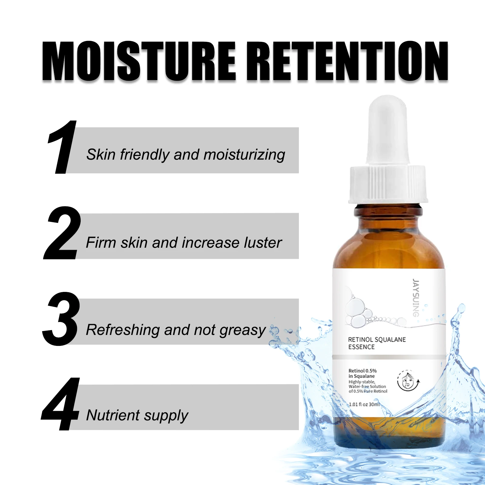 Retinol Ordinary Serum Fade Fine Lines Wrinkle Spots Lifting Brightening Skin Deep Moisturizing Firm Facial Essence Skin Care 4