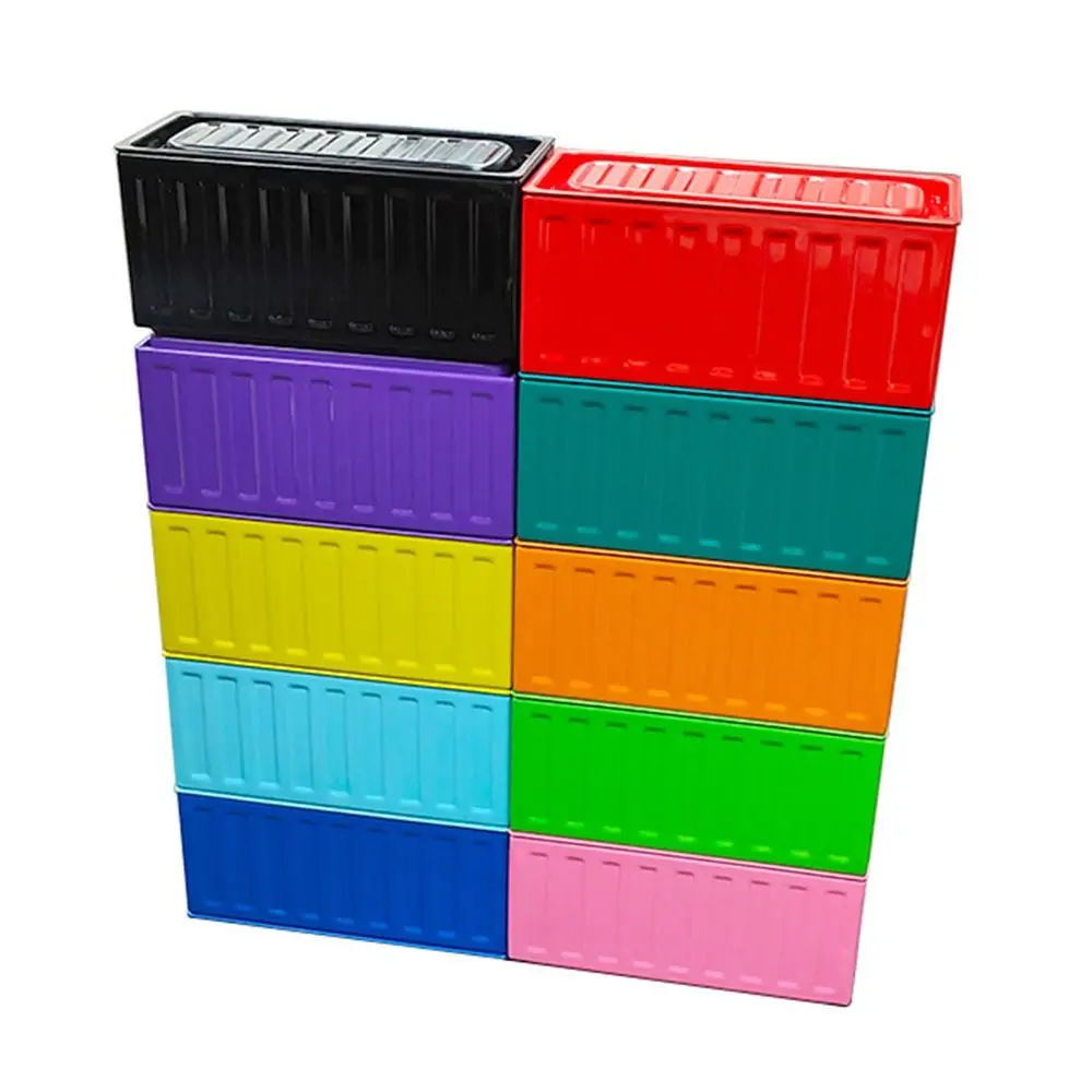 Mini Container Model Retro Industrial Style Desktop Decoration Storage Box Wrought Iron Creative Container Tin Box