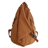 Female Canvas Fabric School Book Laptop Backpack Student Casual Street Travel Soft Cloth Stylish Big Capacity Daily Rucksack Bag 1