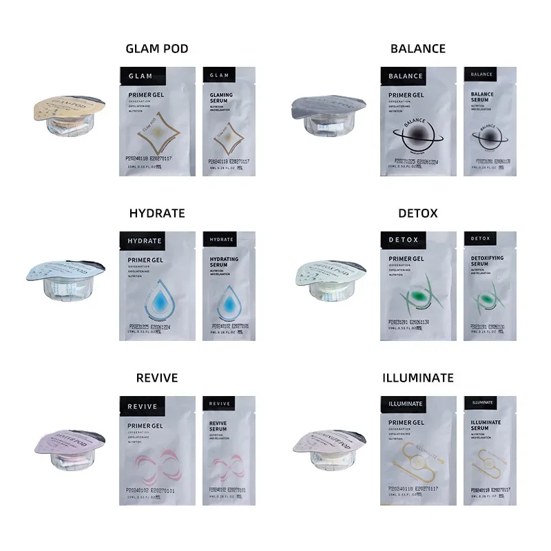 7 Types Oxygen Jet Spa Capsule Serum Gel Facial CO2 Oxygen Bubble Machine Facial Massage Exfoliate Rejuvenation Beauty Device