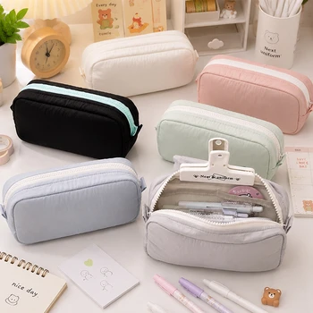 Astuccio per matite Ins, astuccio scolastico carino, astuccio portatile Kawaii, borsa per penne, custodia per penne, 필통