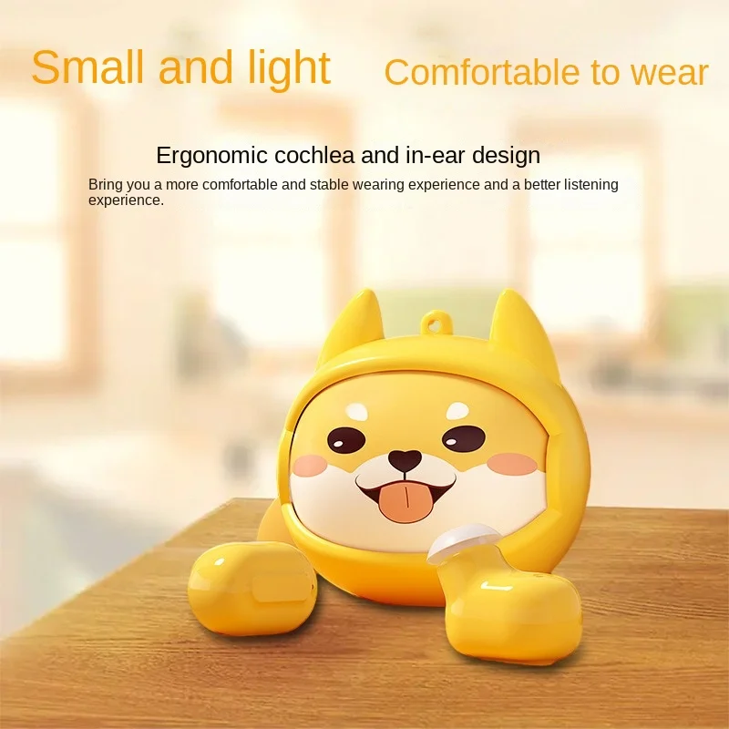 

Cute Pet Bluetooth Earphones Earbuds with Low Delay Long Battery Life 360° Rotatable Charging Case Decompression for Kids Gift
