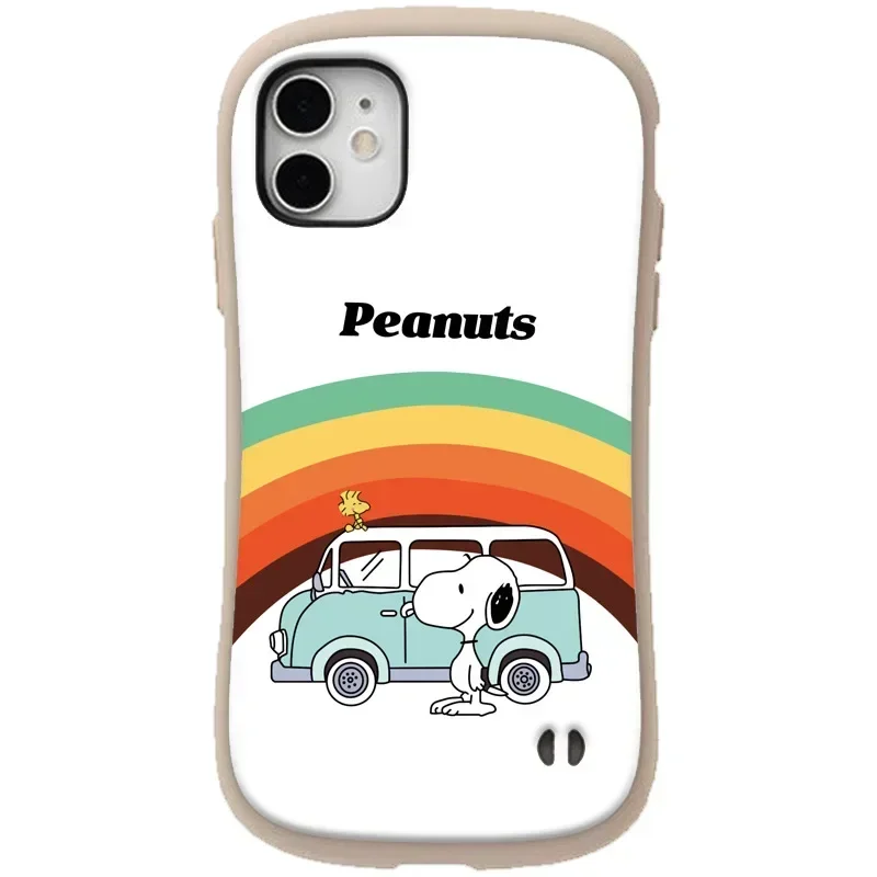 thumbnail image 1 of Funda de teléfono de línea completa Snoopy Charlie Brown para iPhone 14 13 12 11 Pro Max 14 7 8 Plus X XS Max XR Nueva funda linda de cintura delgada, 1 of 5