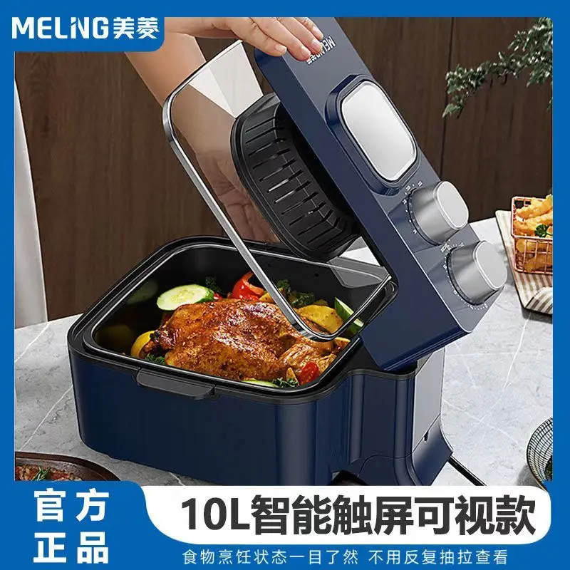 10L Smart air fryers 360 degree deep fryer Home appliances Automatic Air fryer oven two in one Low fat oil free airfryer 220V 2