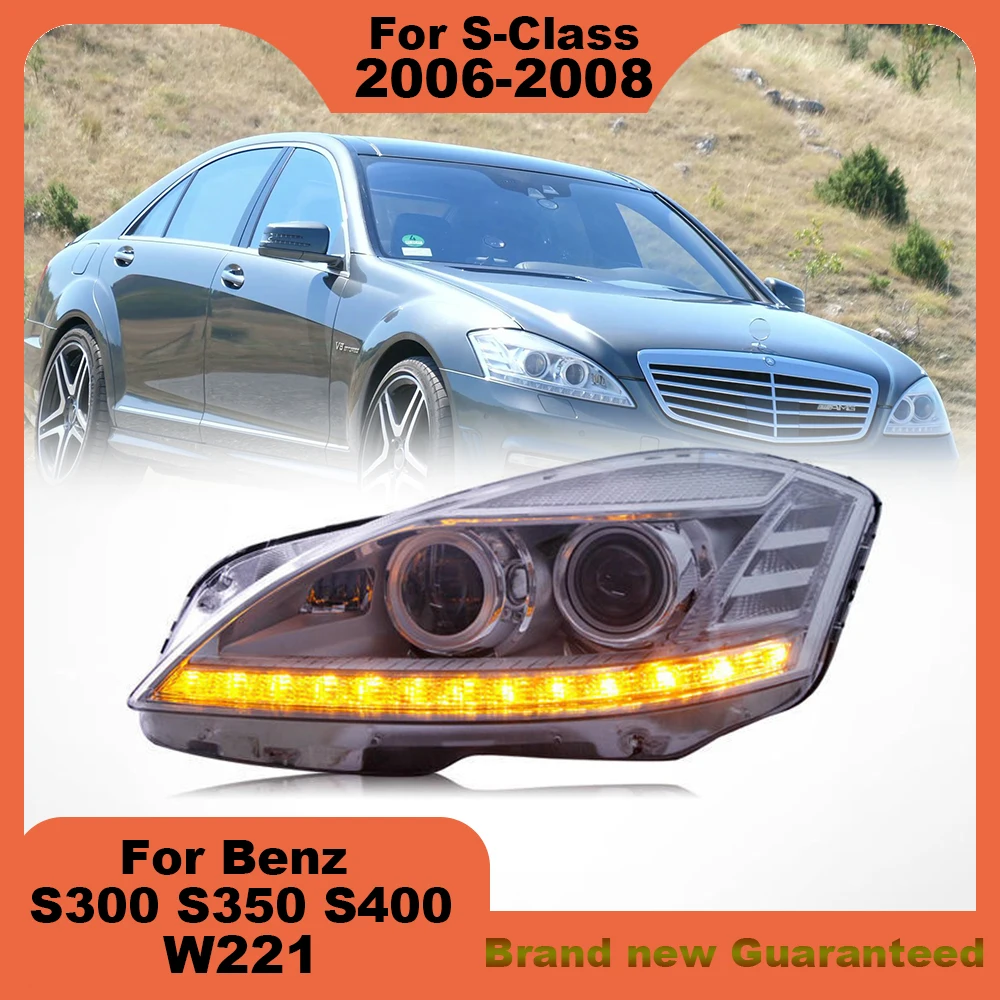 

For Mercedes-Benz W221 2006-2008 S-Class S300 S350 S400 AMG Modified LED headlamp Laser Lenses Lamp Head Front Light Accessories