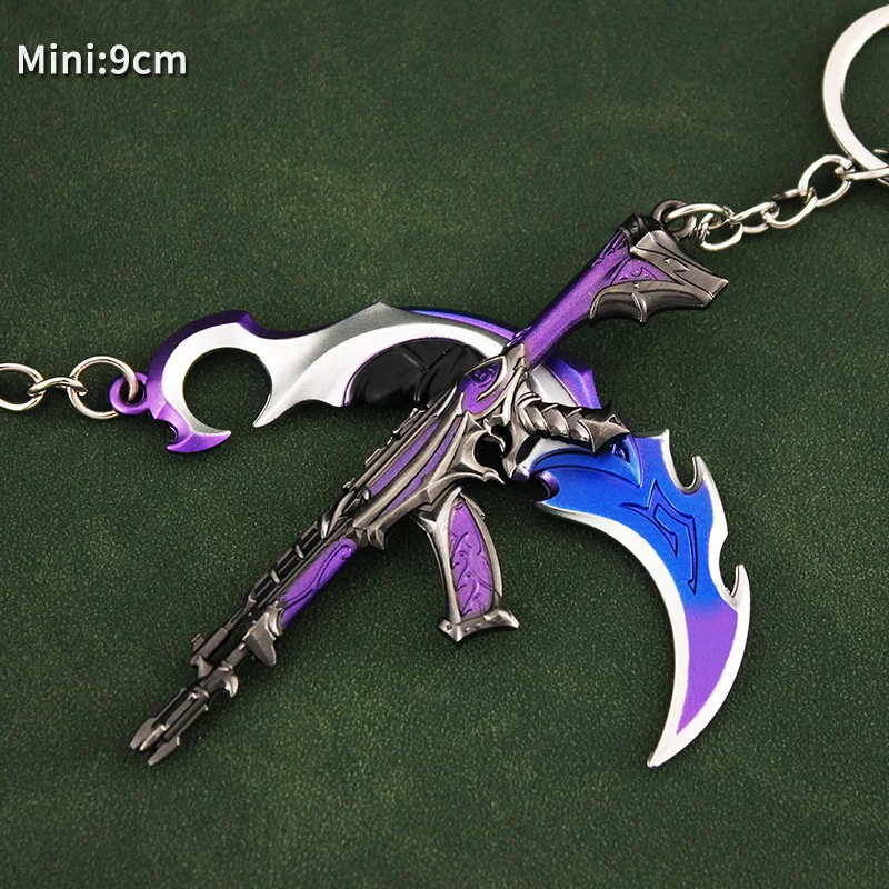 Valorant Champion Metal Weapon Model Toy Knife Keychain Samurai Sword Gift for Boys game keychains game knife cosplay sword sword keychain cosplay toy cosplay prop