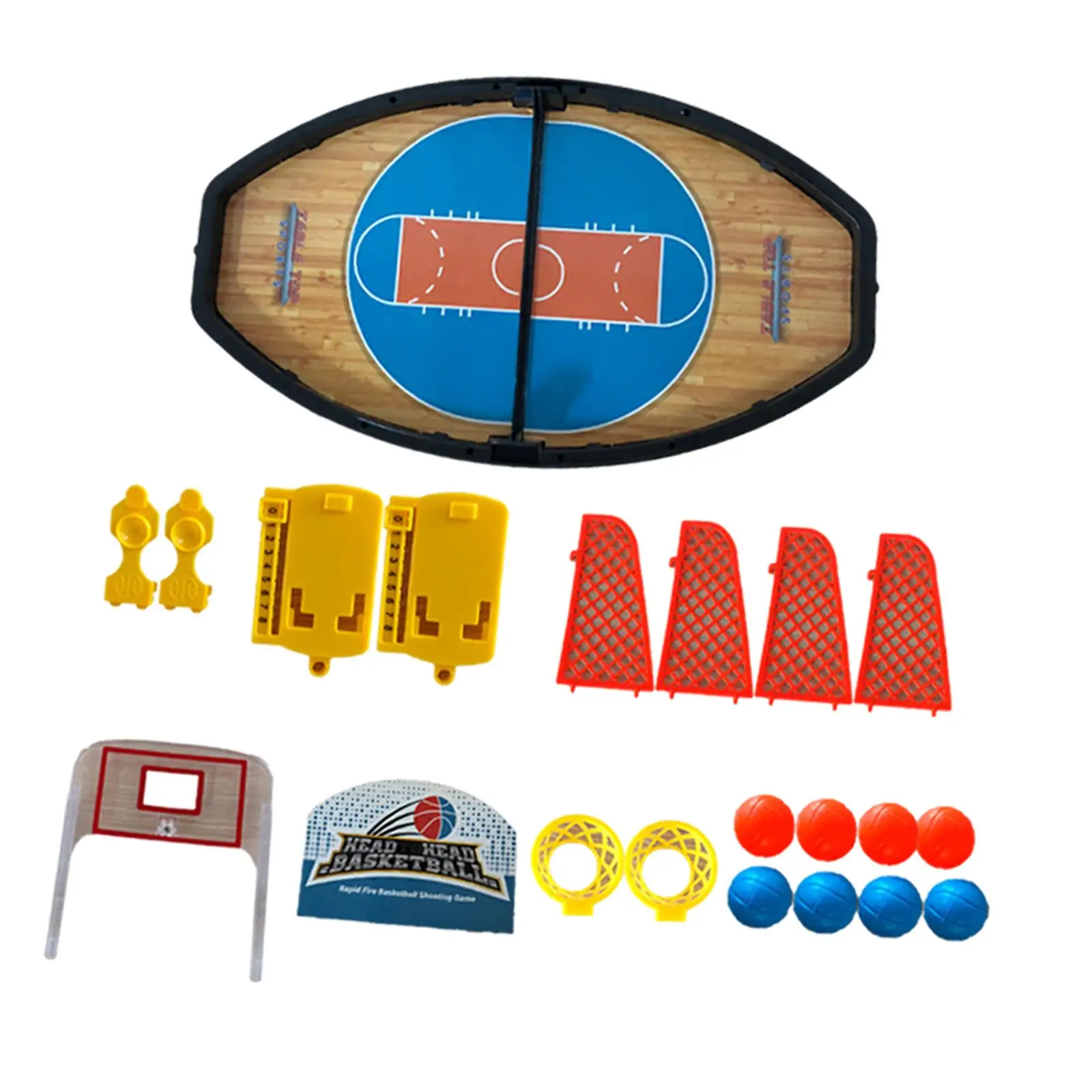 Desktop Basketball Game Creative Party Table Game Interactive Sport Game for Kids Adults Kids Toy Mini Finger Bounce Basketball