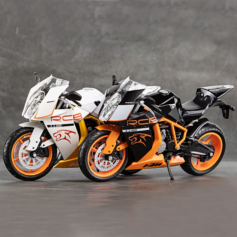 1:12 Scale KTM RC8 Alloy Motorcycle Model Diecast Car Toys
