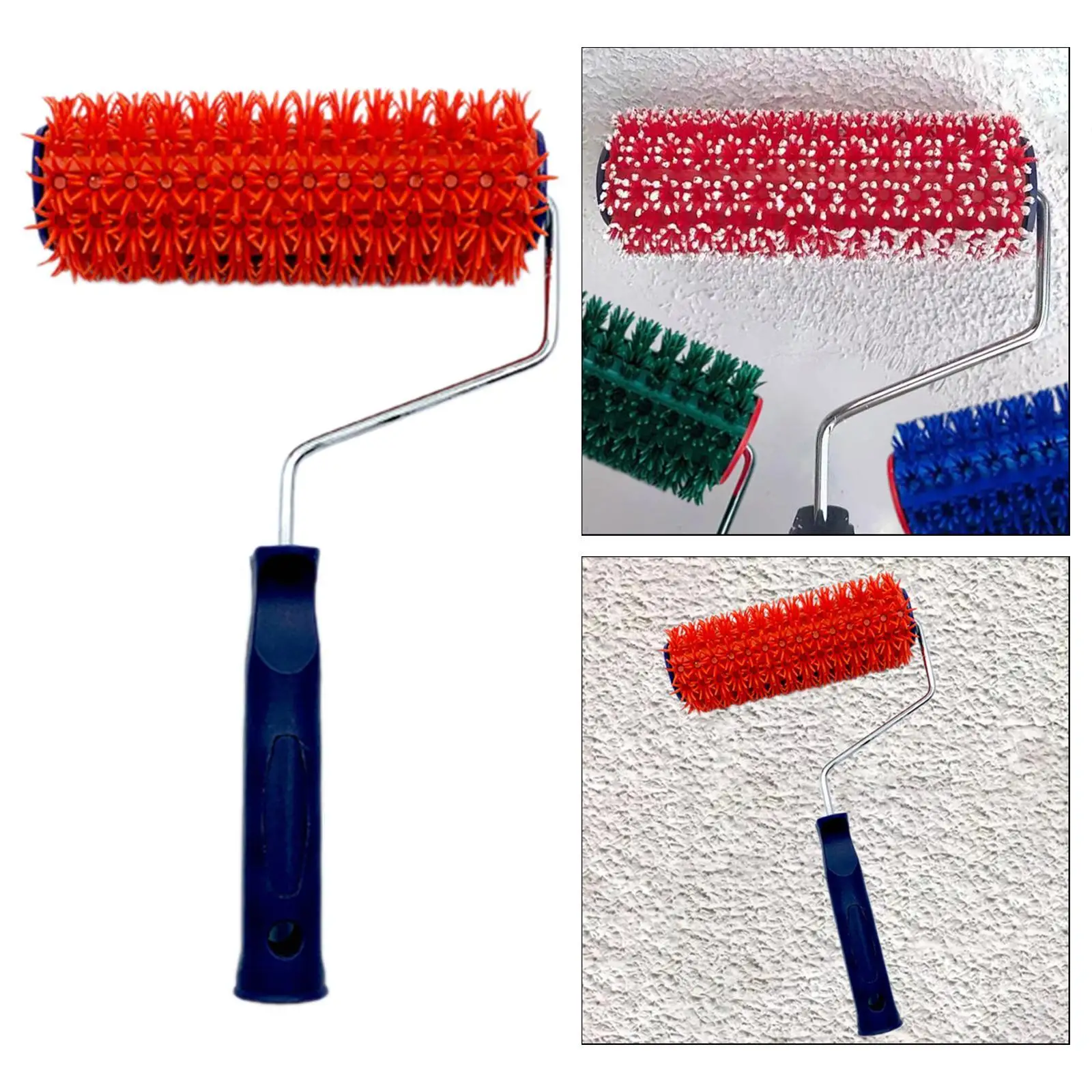 Paint Roller Smooth Rolling with Handle Accessory Painting Roller Brush DIY Art Paint Tool for Home Finishing and Improvement Paint Roller Smooth Rolling with Handle Accessory Painting Roller Brush DIY Art Paint Tool for Home Finishing and Improvement